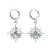 silver earrings